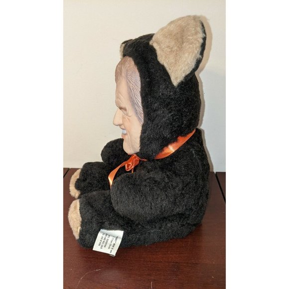 Vintage Ted Kennedy 1980 Presidential Candidate Teddy Bear W org ribbon Rare! - Picture 8 of 9